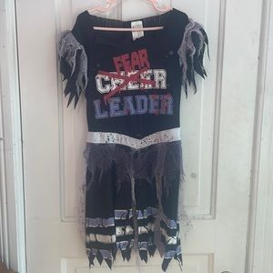 Girls Spirit Halloween “Zombie Fearleader” costume size 8-10